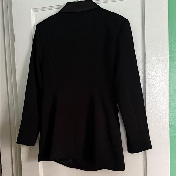 SHEIN Classic Black Double-Breasted Blazer dress - Picture 4 of 4